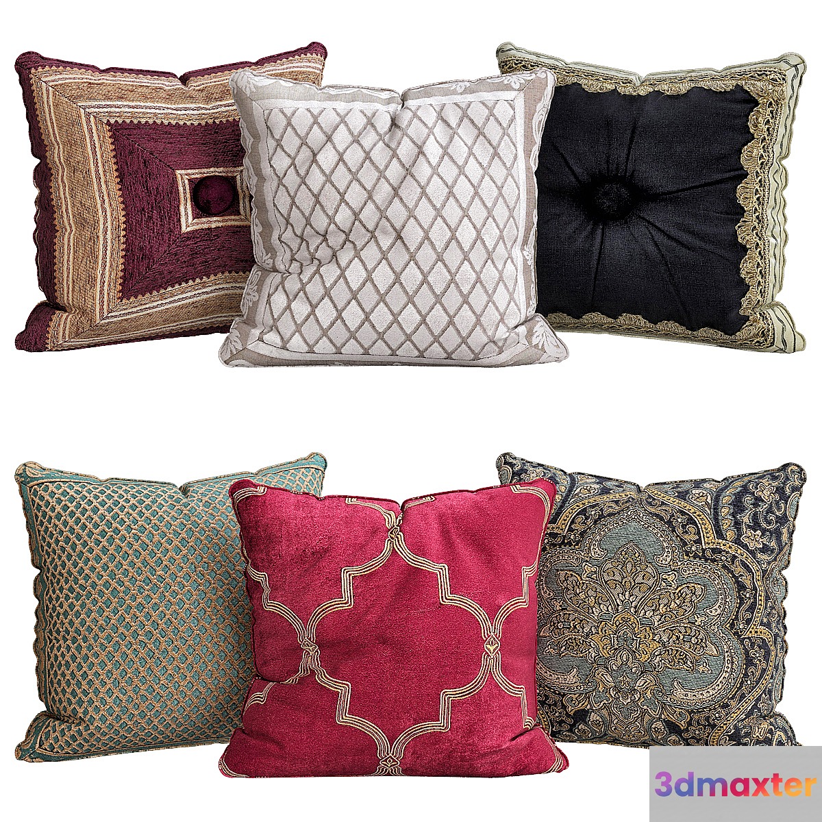 Pillows for sofa 6 pieces No. 142