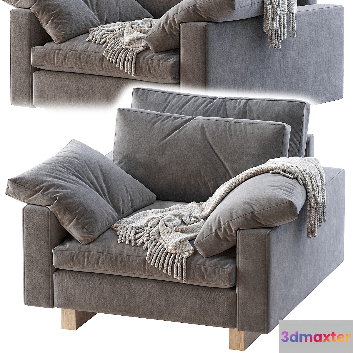 Harmony Chair and a Half 3D Max