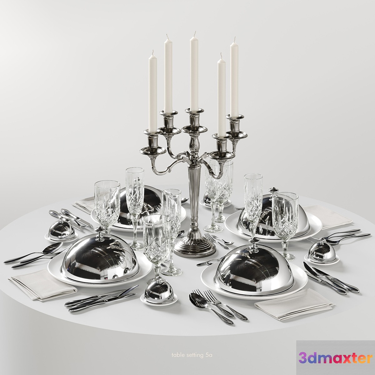 table setting 5a 3D Max