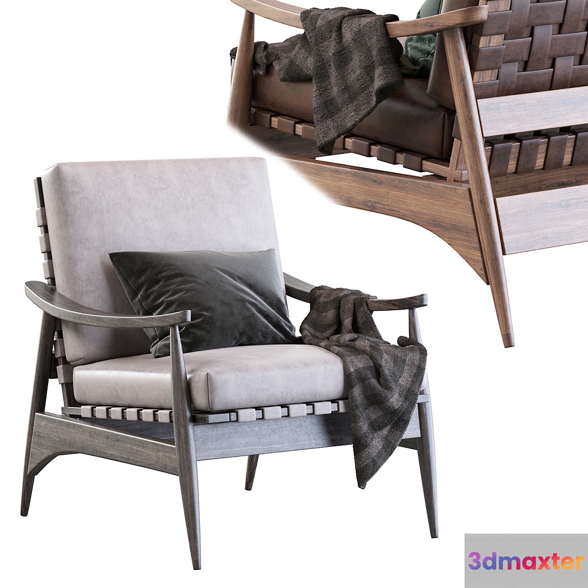 Mid armchair 3D Max