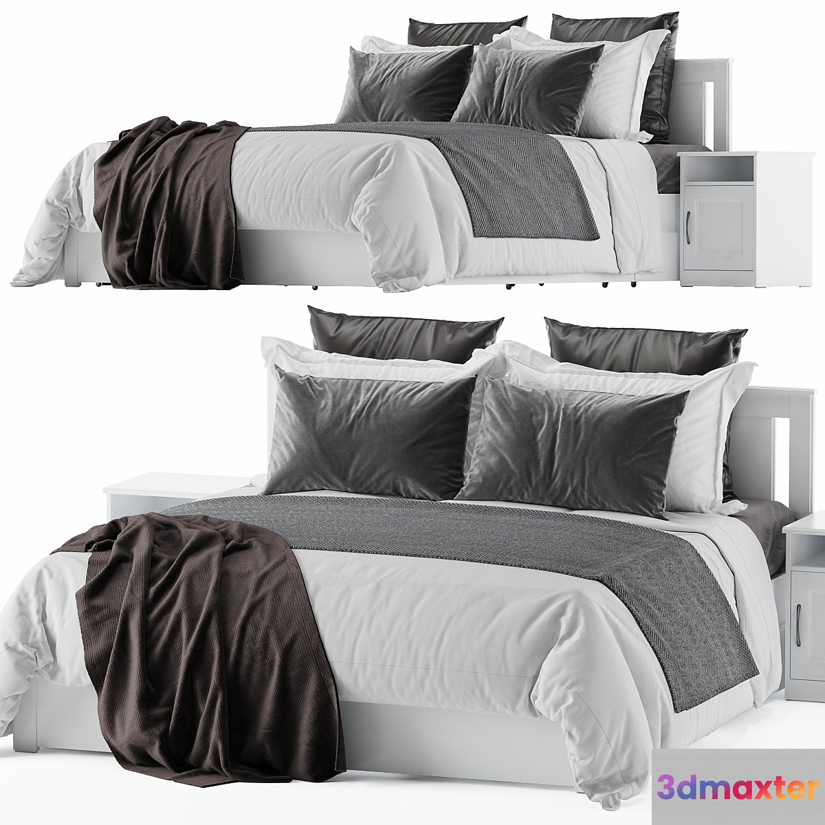 Ikea songesand bed 3D Max