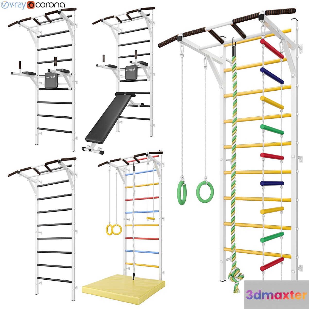 Record Monolith wall bars set 1