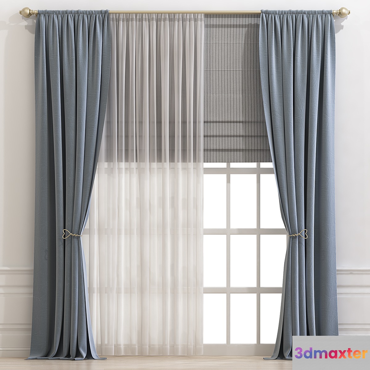 Curtain 691 3D Max