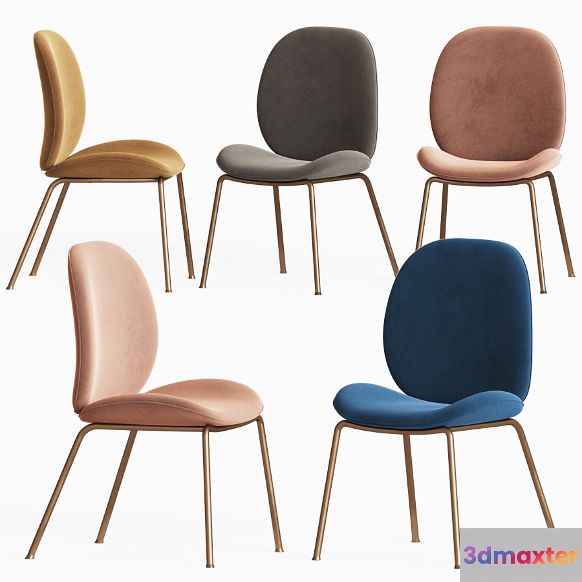 Astor Upholstered Dining Chair - No.3