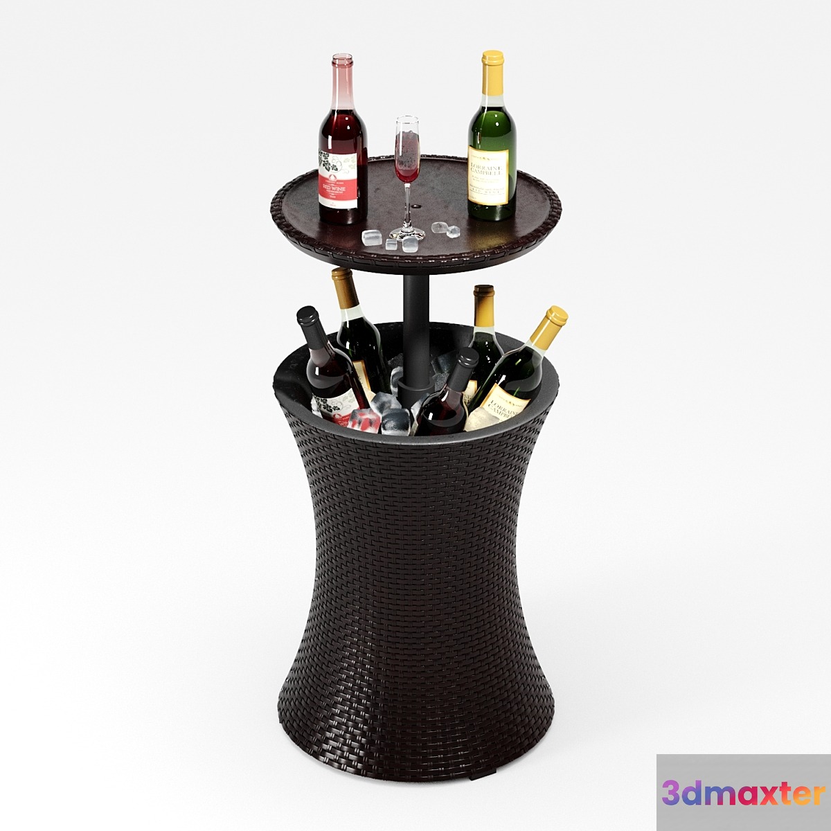 Keter Rattan Cool Bar 3D Max