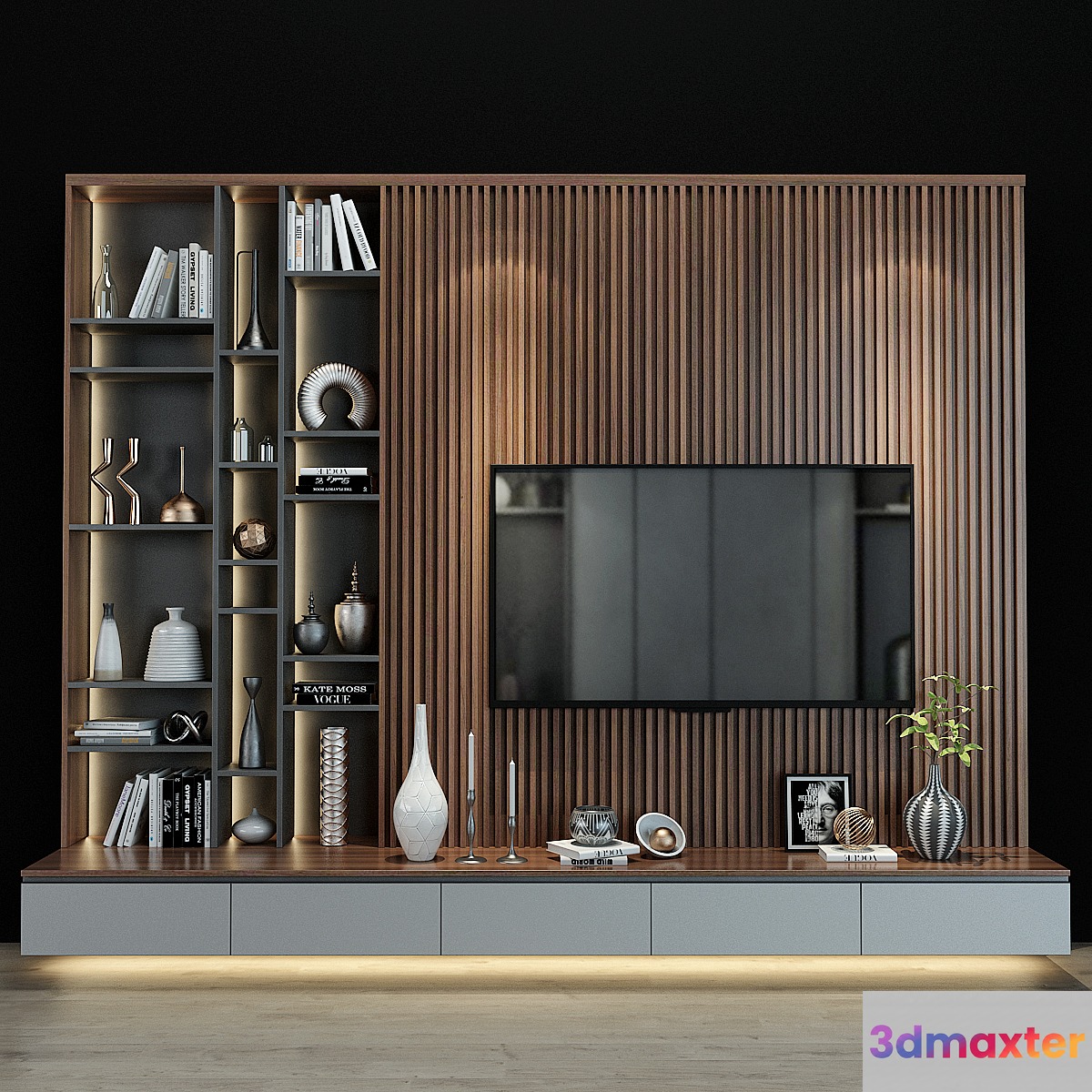 TV shelf 0191 3D Max