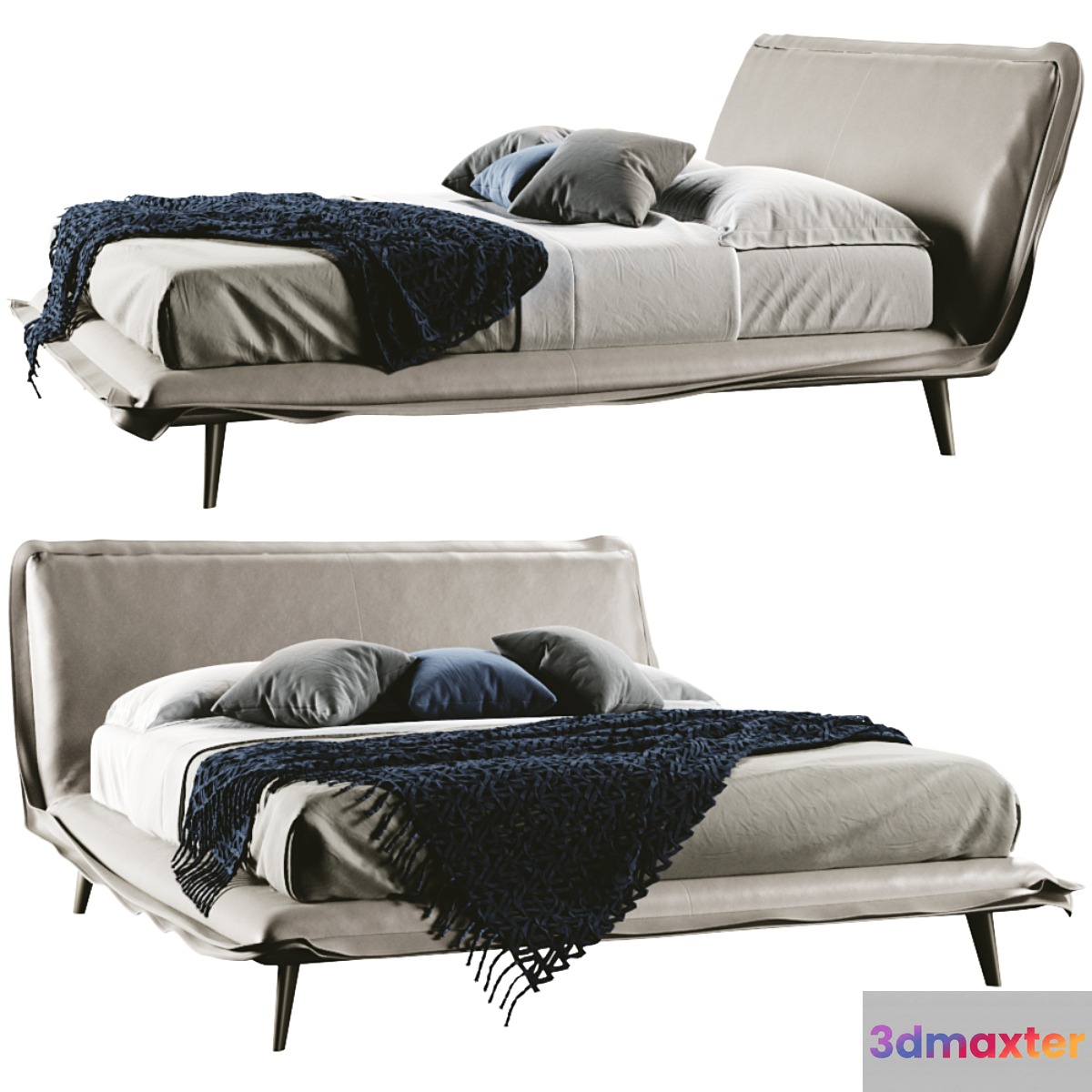 Piuma Bed by NATUZZI