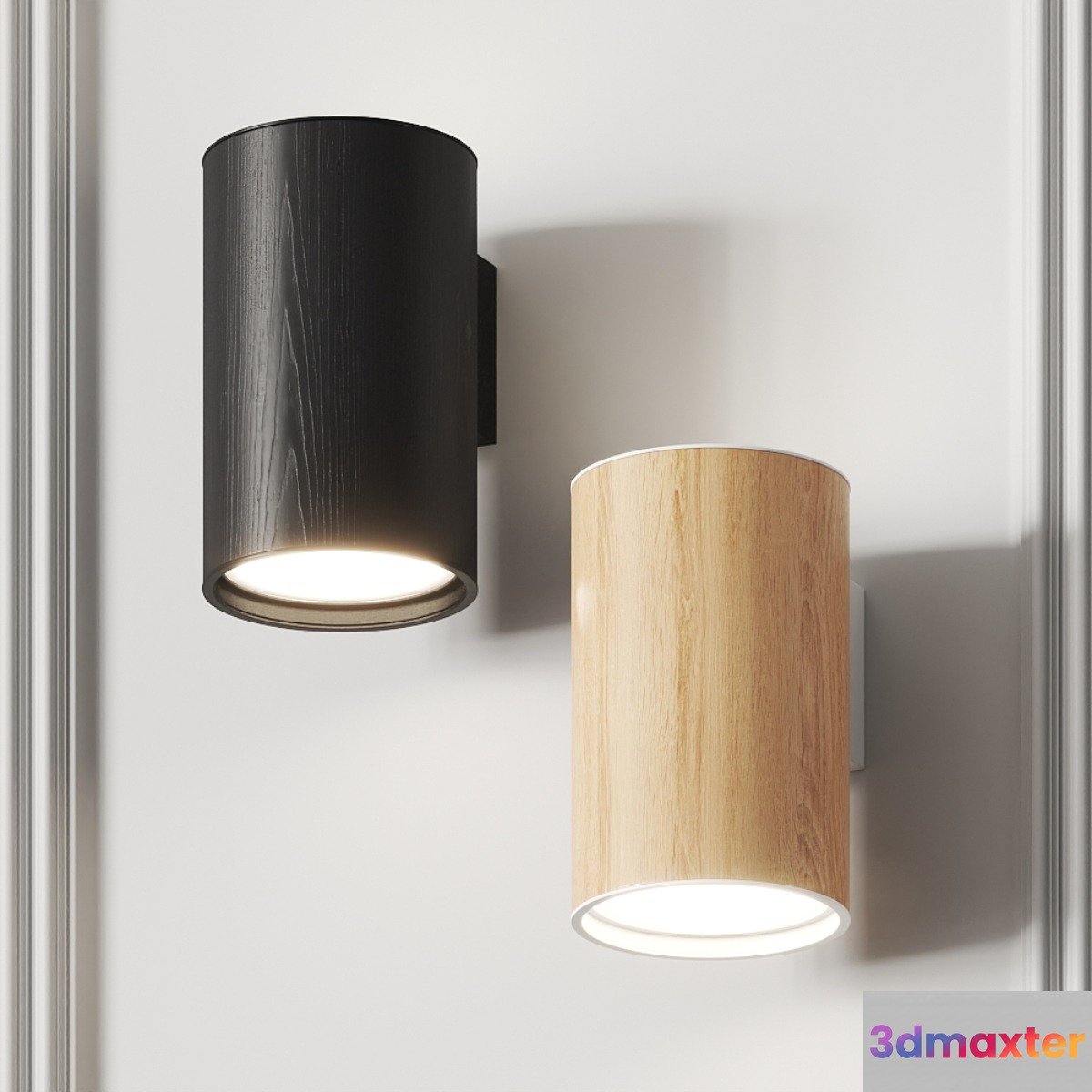 Zero Wood Wall Lamp 3D Max