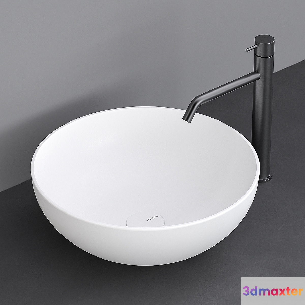 Washbasin VALLONE NASSAU FLAT 3D Max