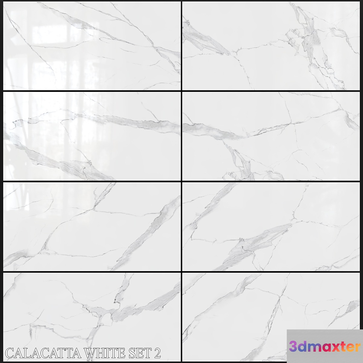 Decovita Calacatta White 600x1200 Set 2 3D Max