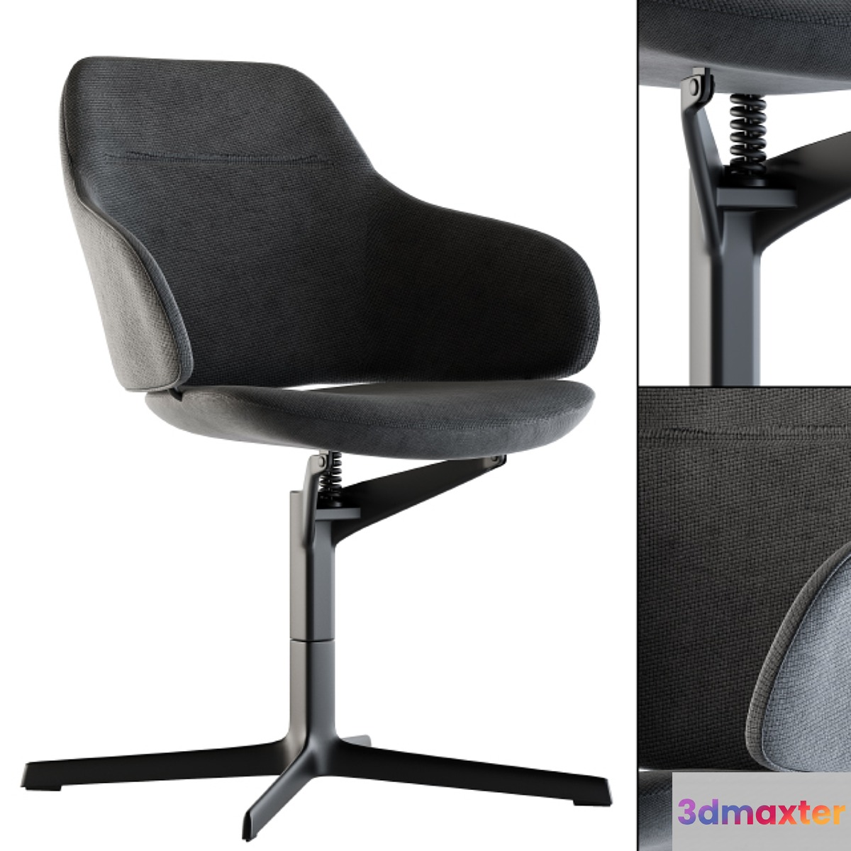 Office Chair Modern Fabric - No.2