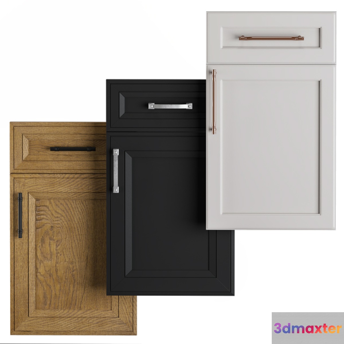 Cabinet Door Set 03 3D Max