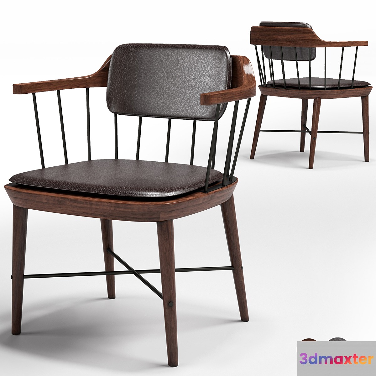 Stellar work_Exchange Lounge Chair Cushion 3D Max
