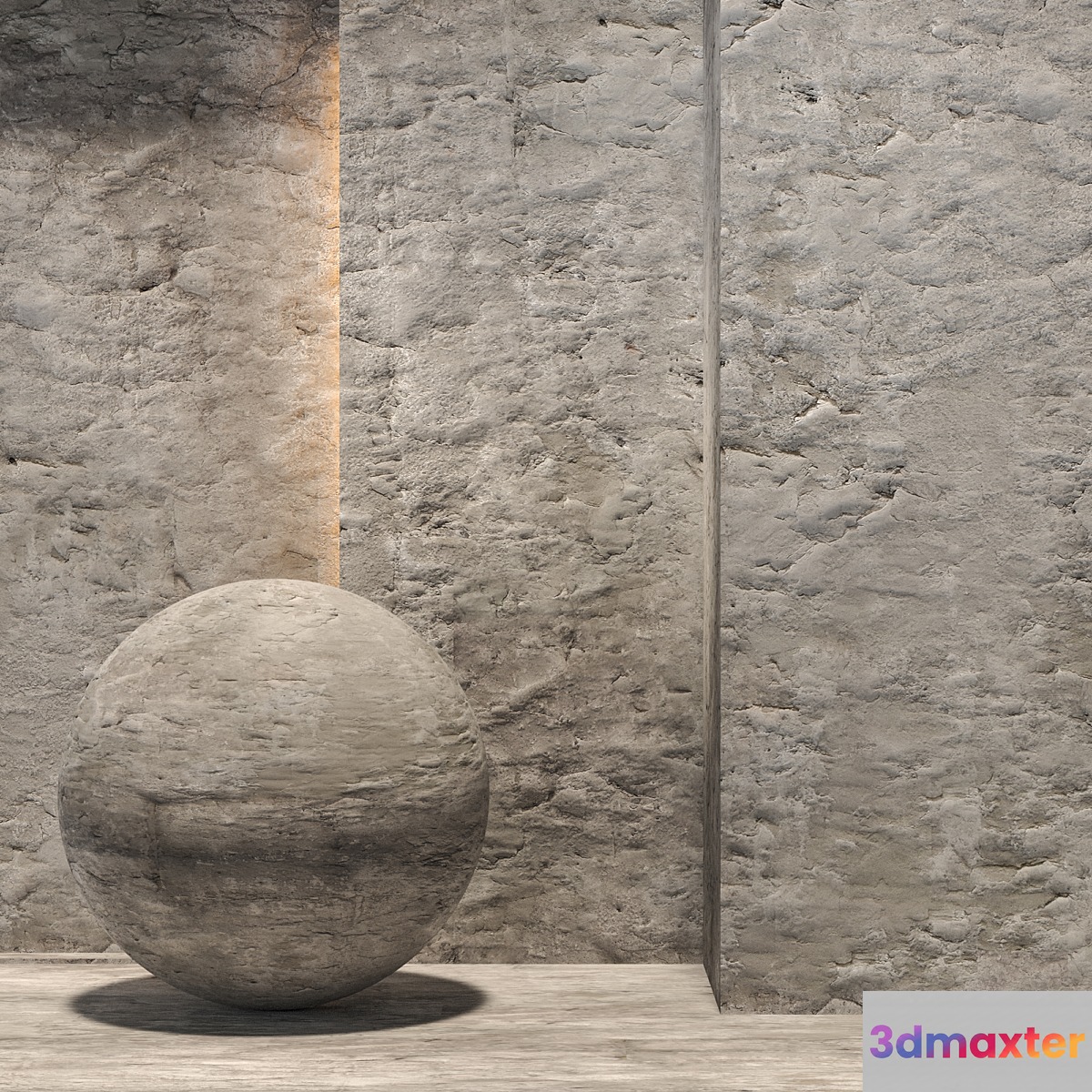 Decorative concrete. 3D Max