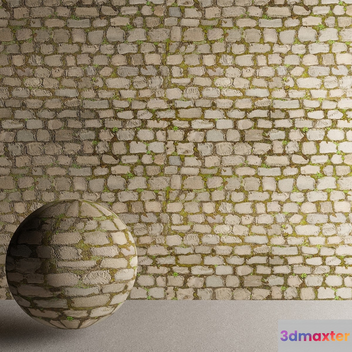 Cobblestone floor