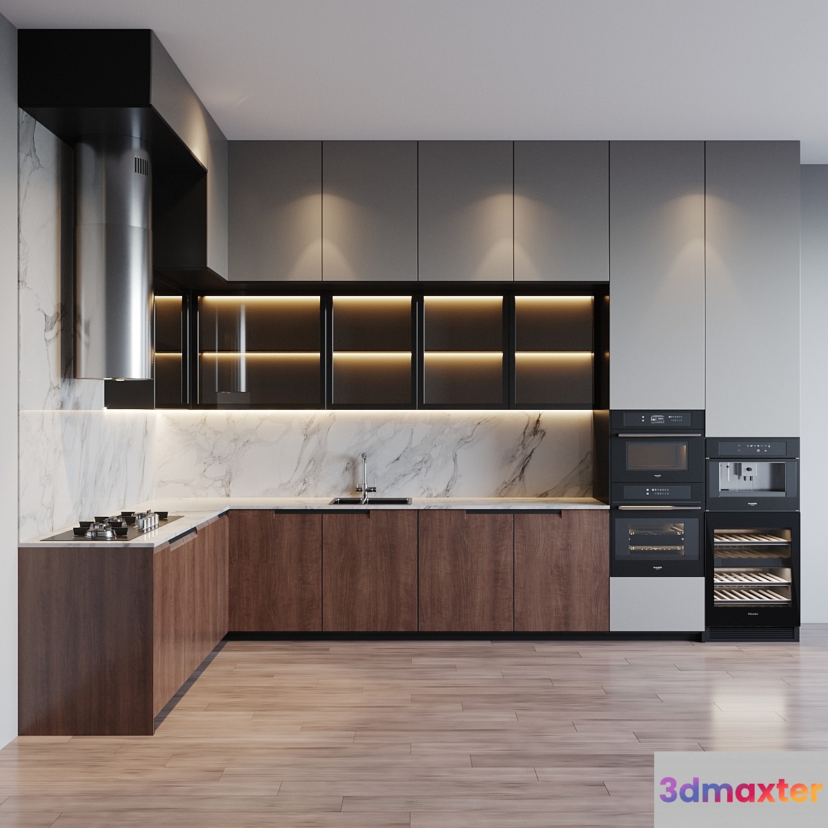 kitchen modern 28 3D Max