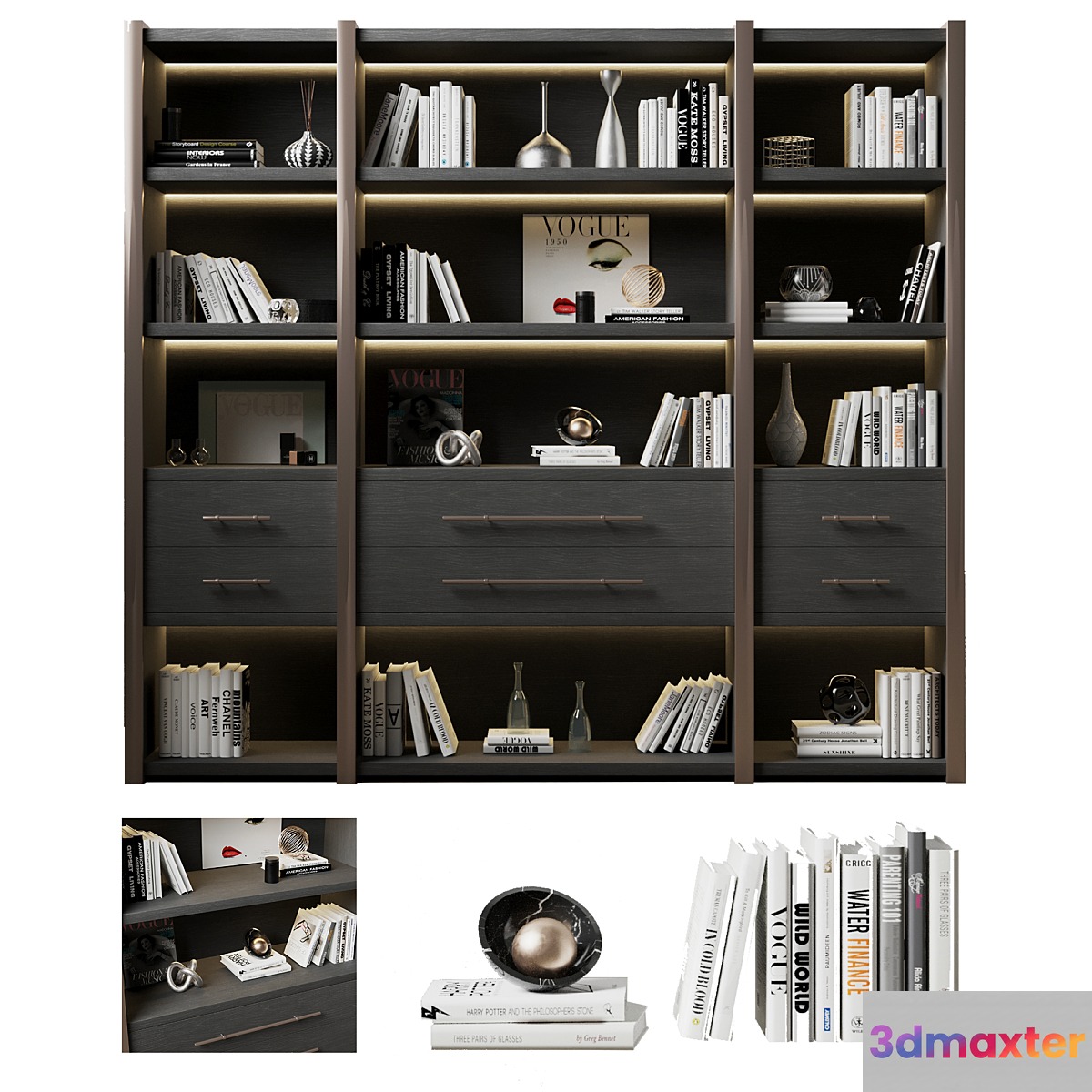 CABINET CANOVA eichholtz 3D Max