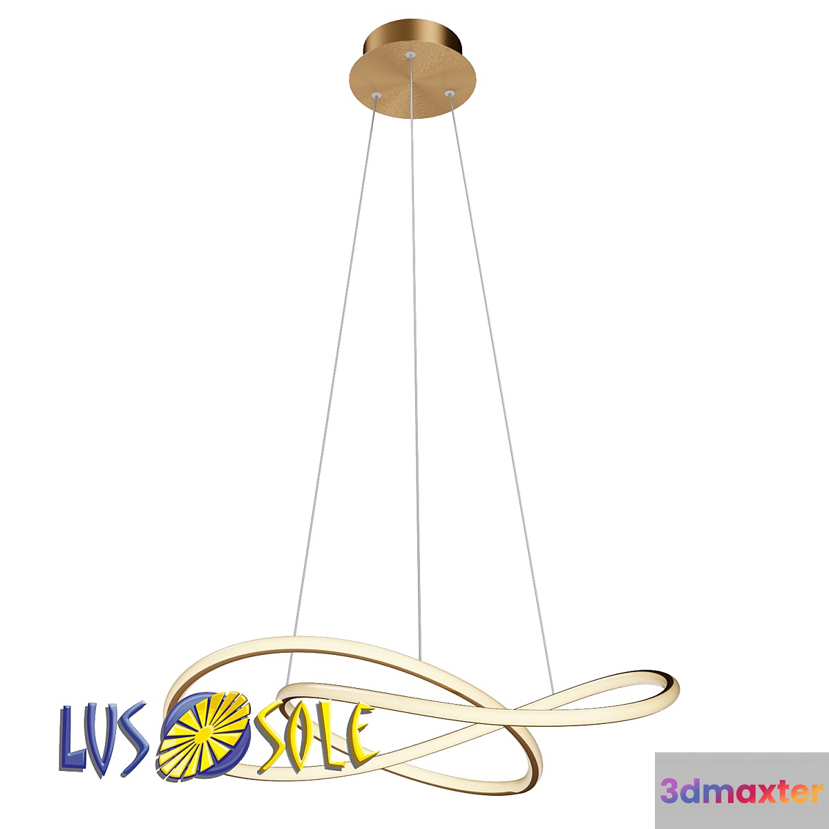 OM Chandelier Lussole Loft Ingersoll LSP-8348 3D Max