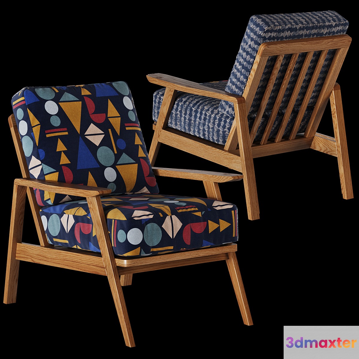 Fauteuil vintage by La Redoute 3D Max