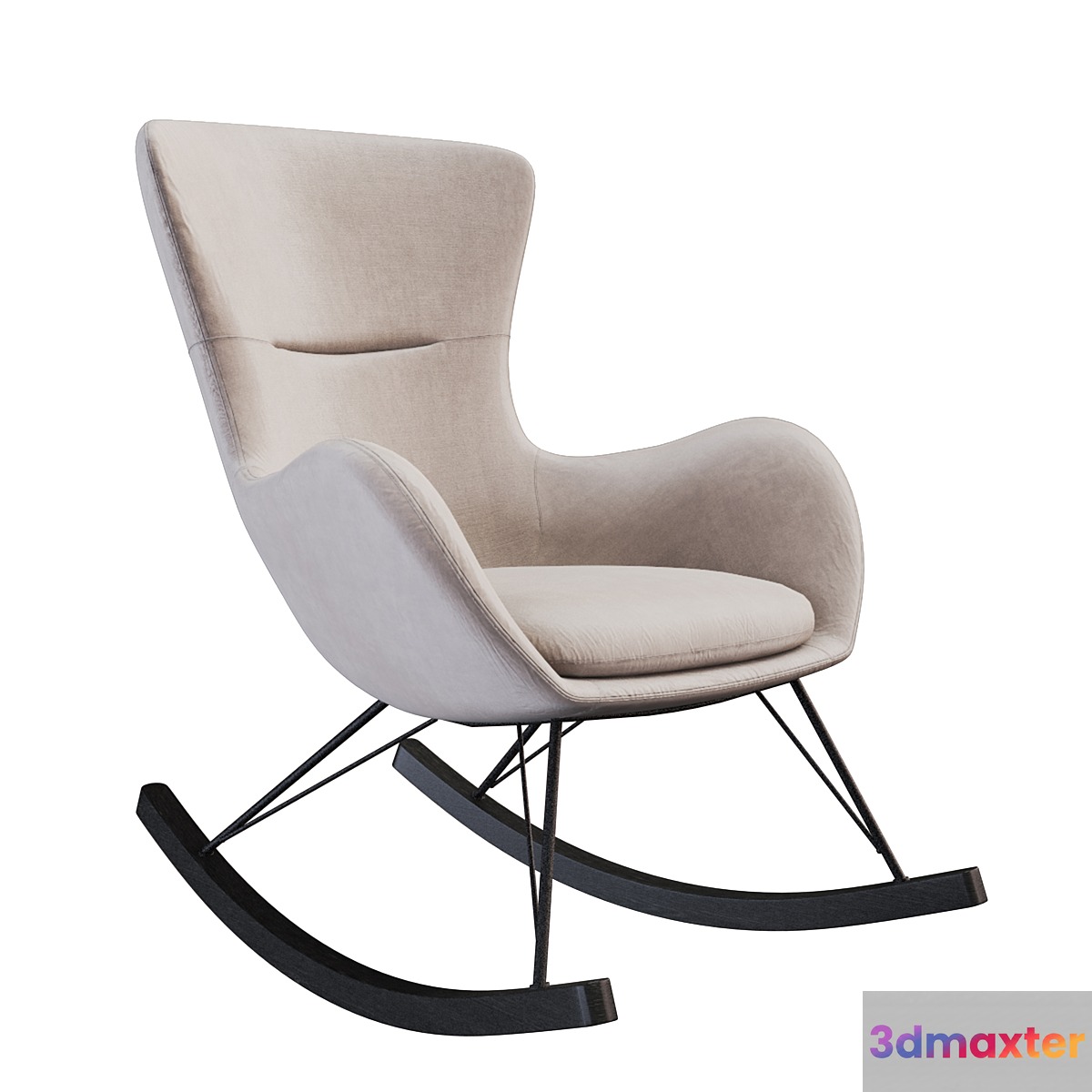 Rocking chair Oslo 3D Max