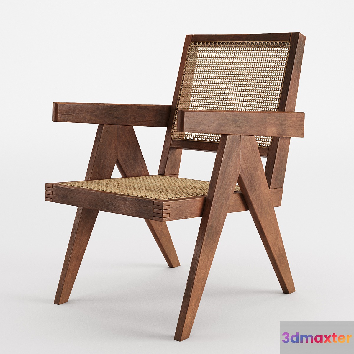 Pierre Jeanneret Easy Chair Armchair 3D Max