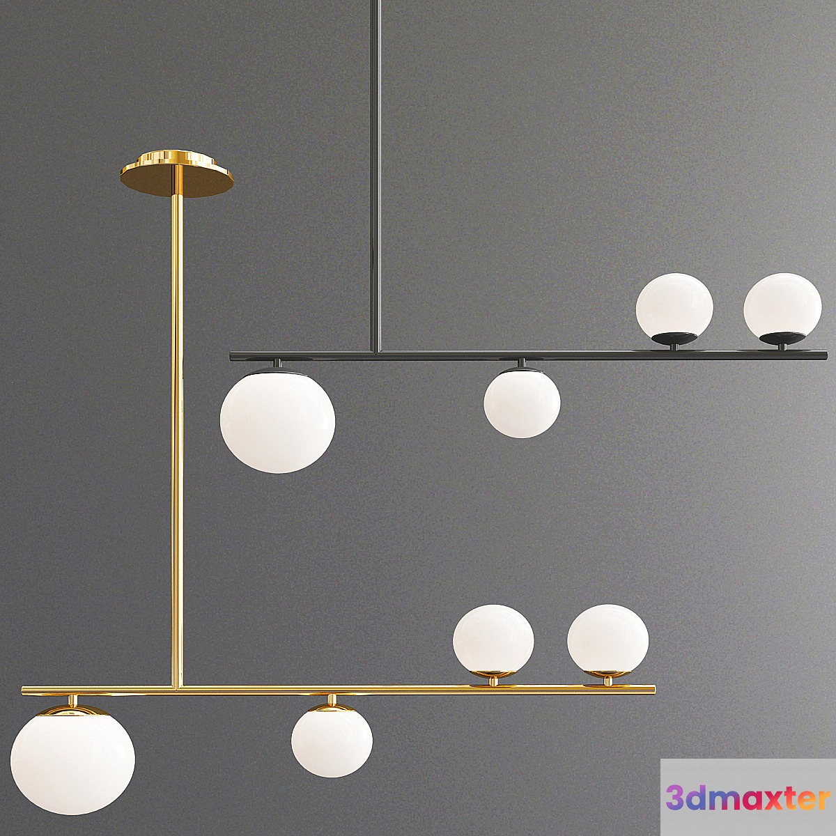 Modern Scandinavian Simple Pendant Light 3D Max