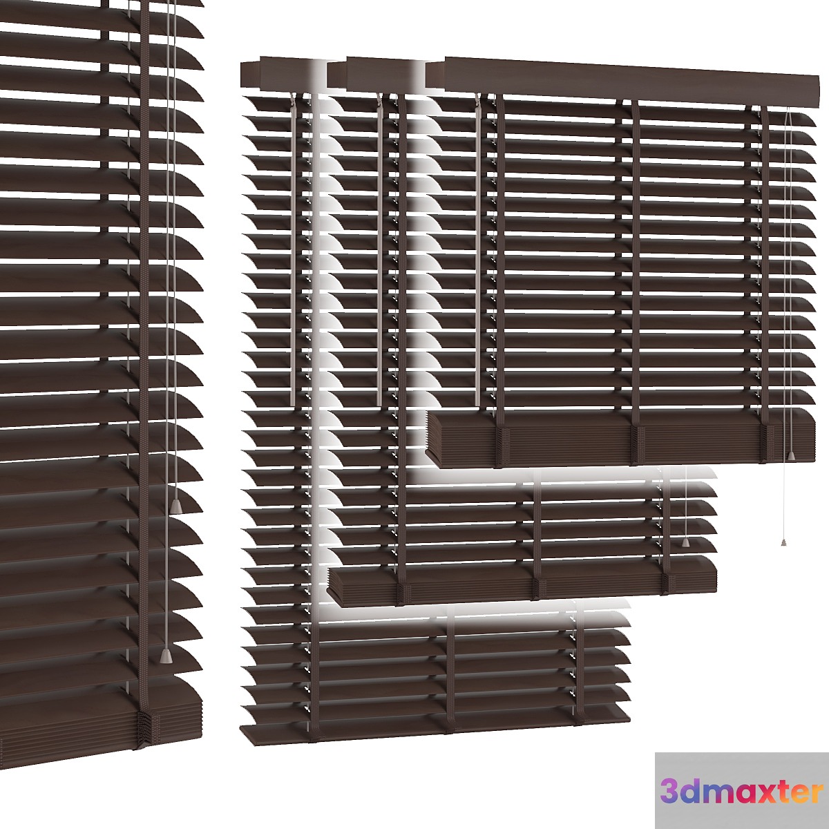 Wood Venetian Blind 01 - No.2 3D Max