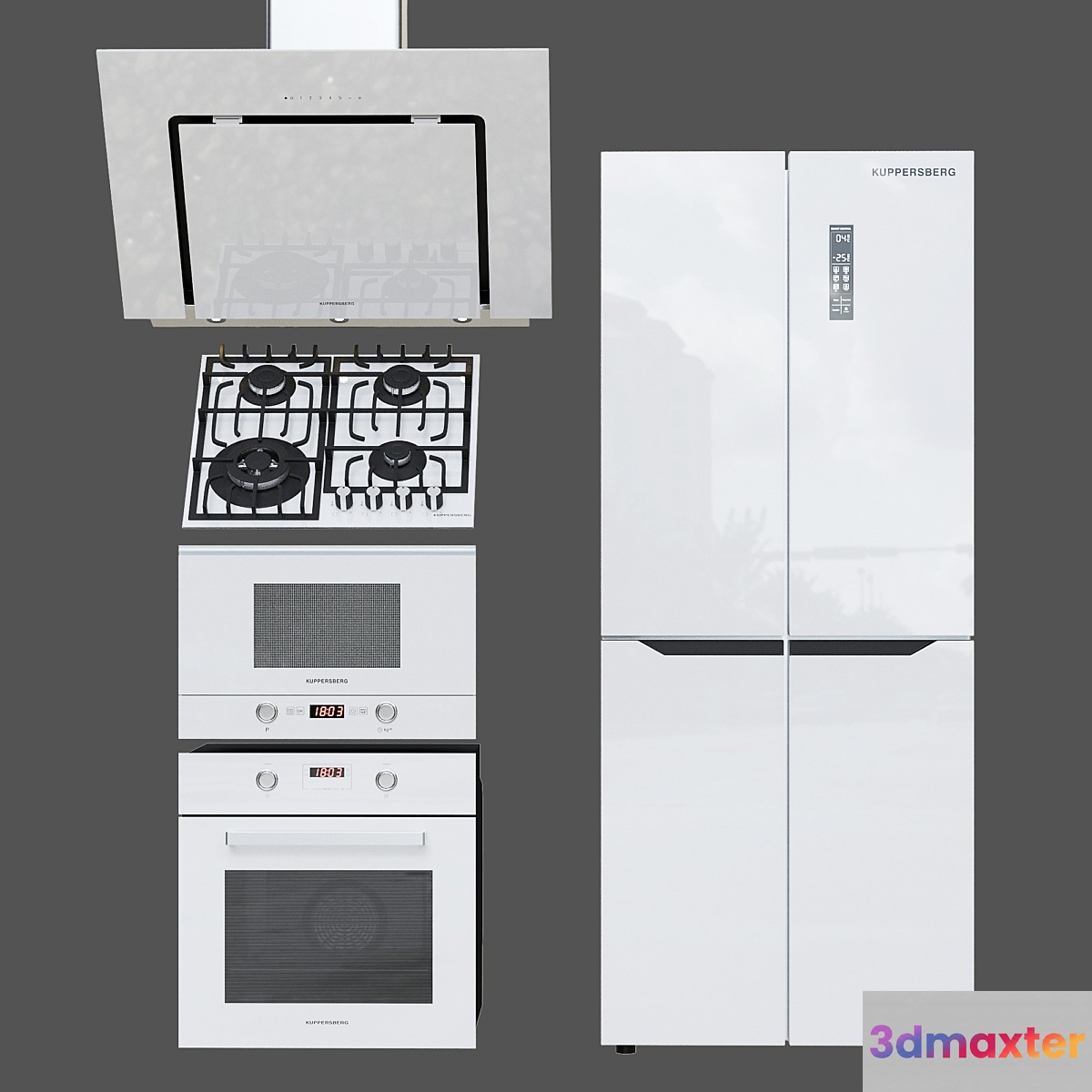 Kuppersberg kitchen appliances collection 3D Max