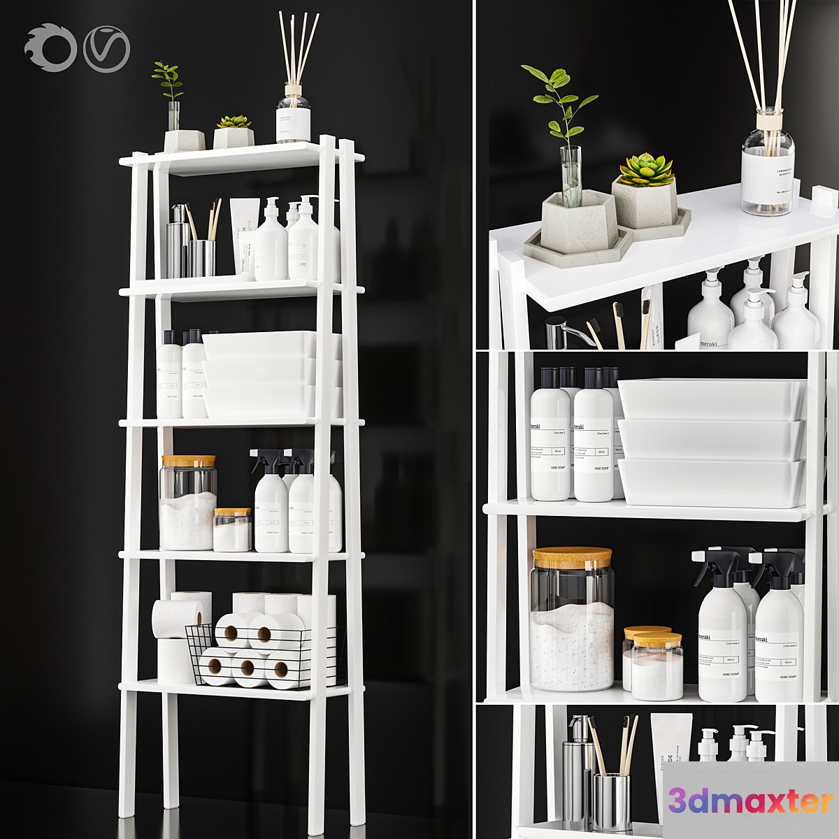 Bathroom accessories_09 3D Max