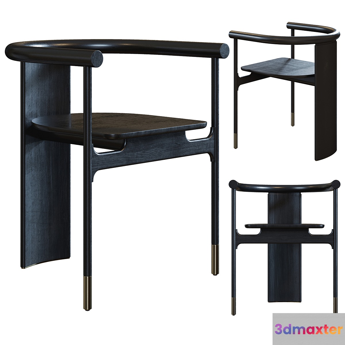 Contemporary Chair Black