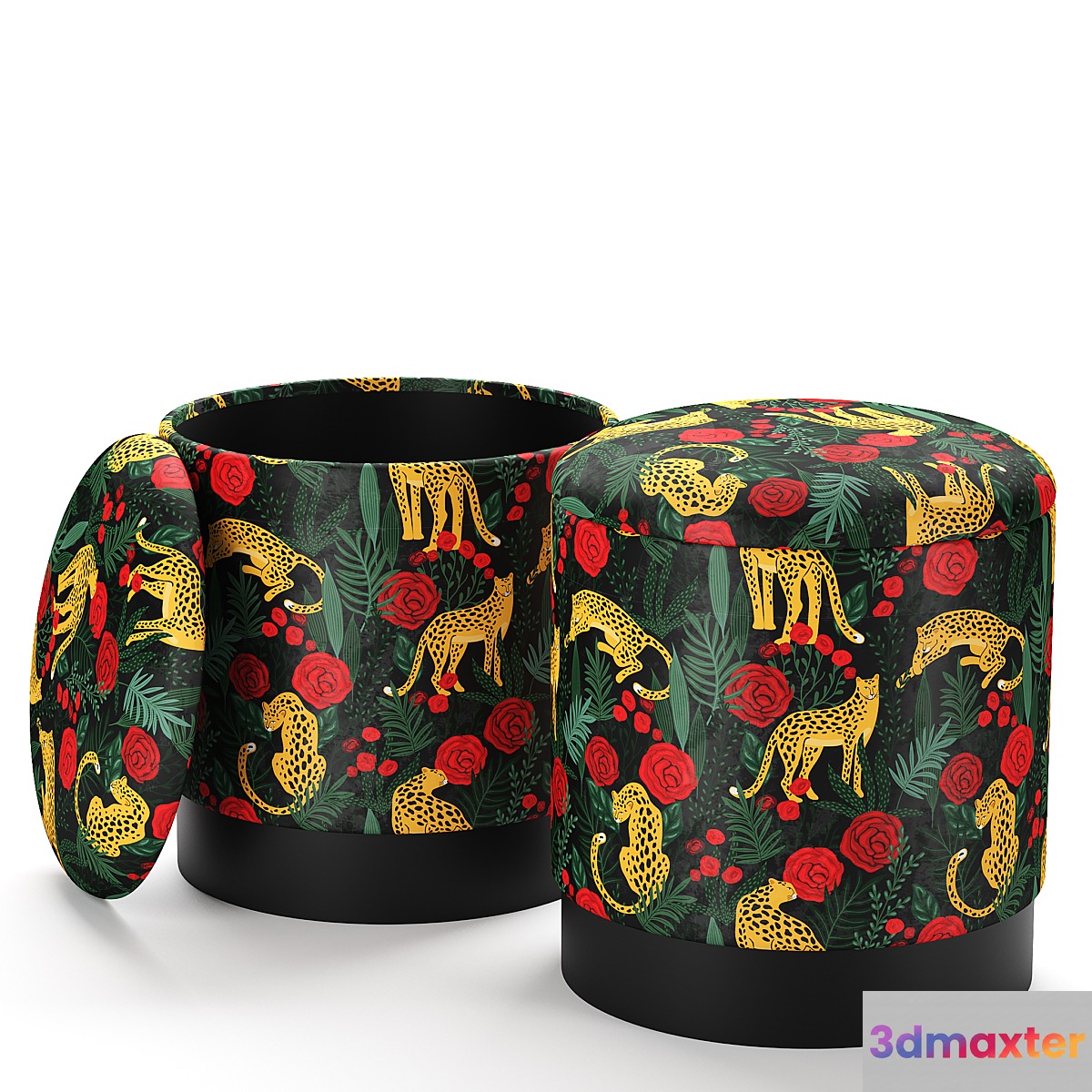 Pouf Loft concept Bright PUF Print 3D Max