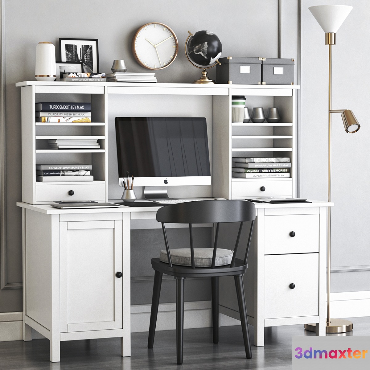 IKEA office workplace 29 3D Max