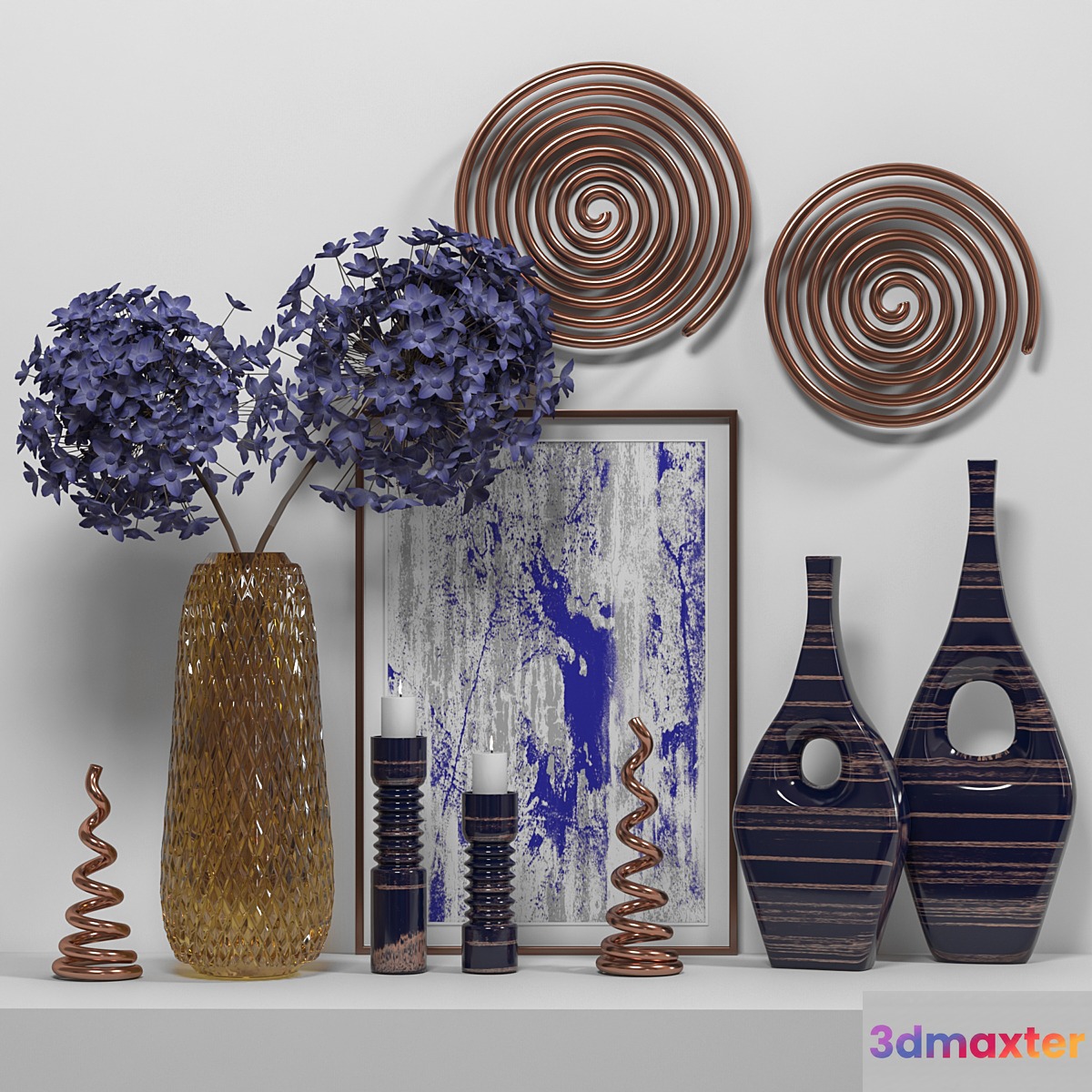decorative set 02 3D Max