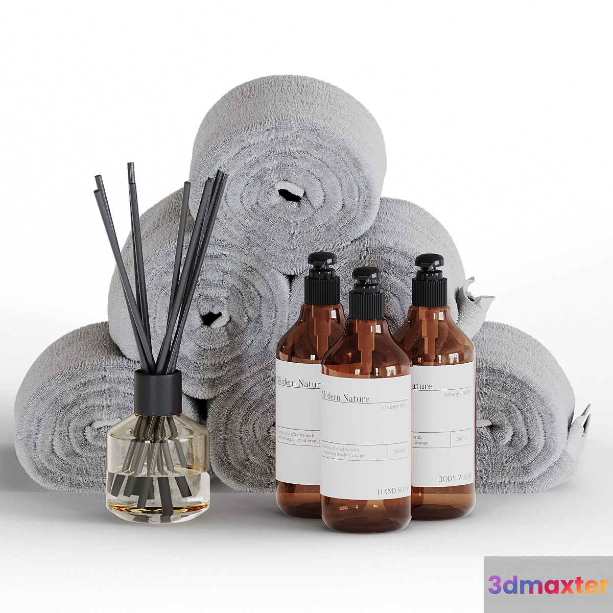 Bathroom set 01 - No.2 3D Max