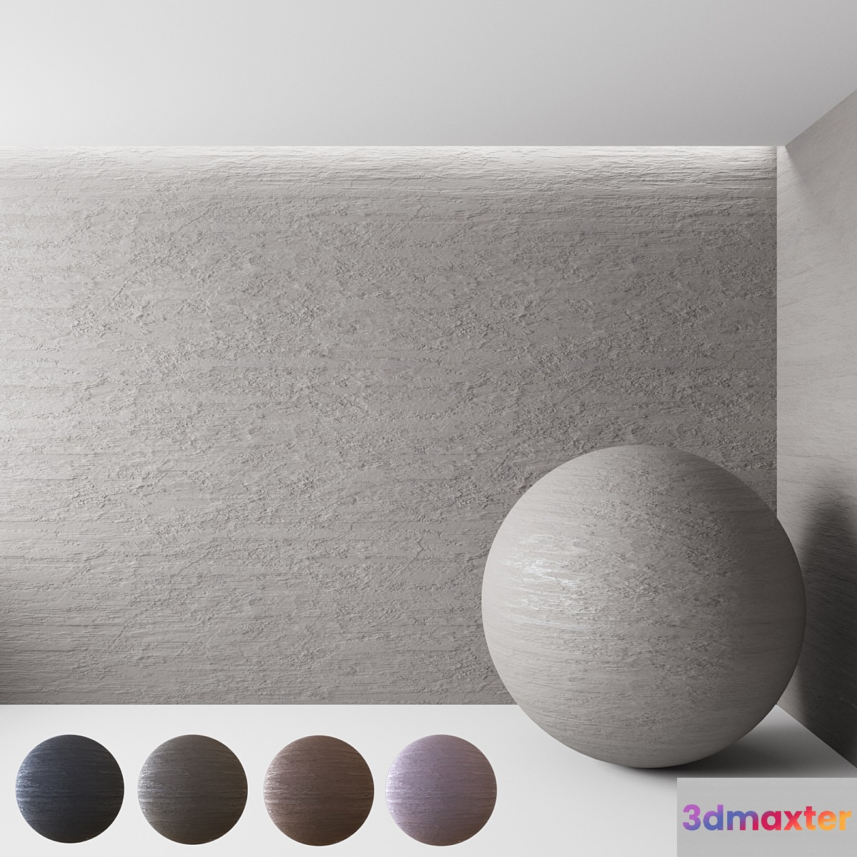 Concrete Plaster No. 5 3D Max