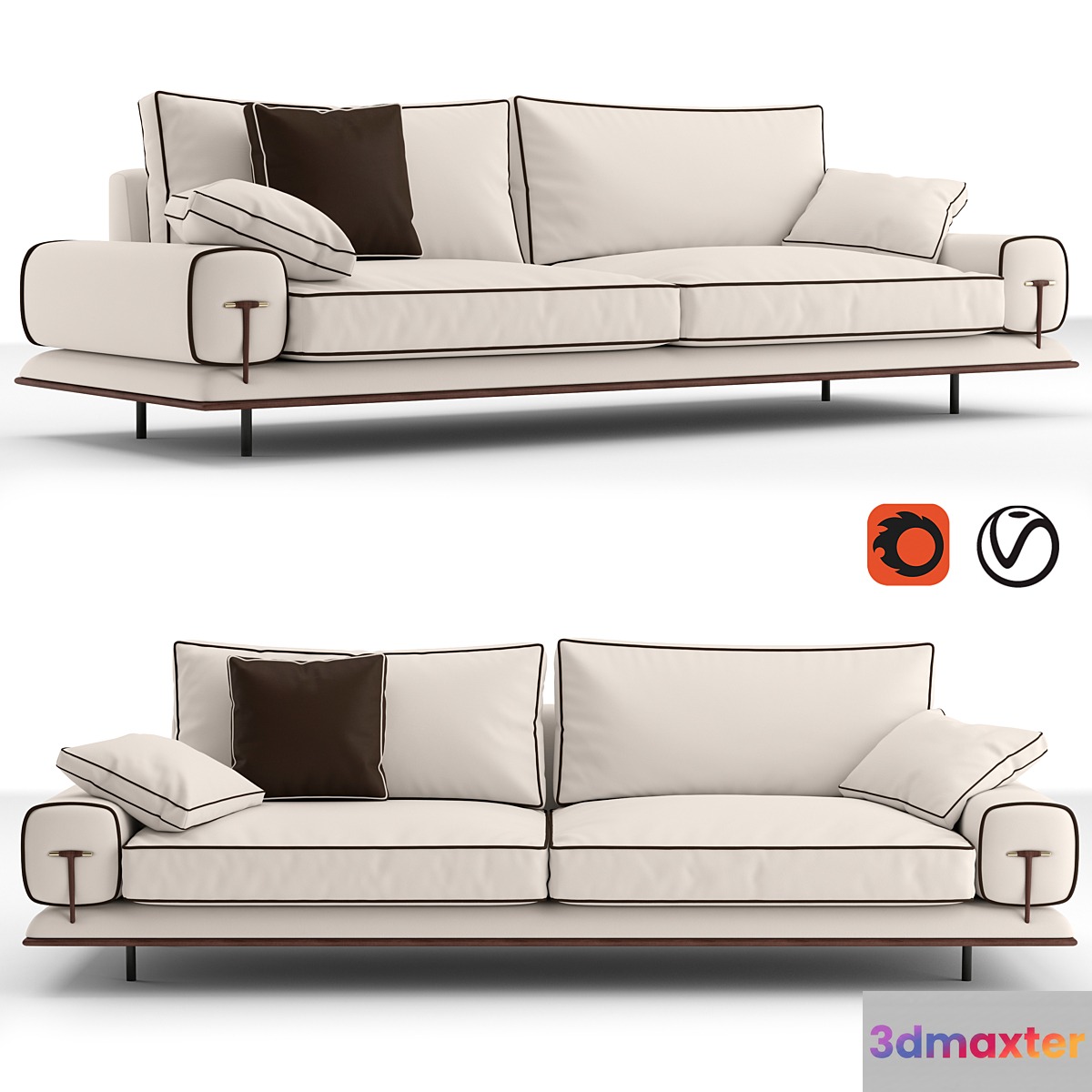 Turri blues sofa