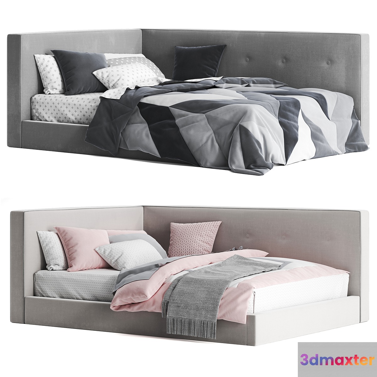 Pottery Barn Cushy Lounge Platform Corner Bed - No.2