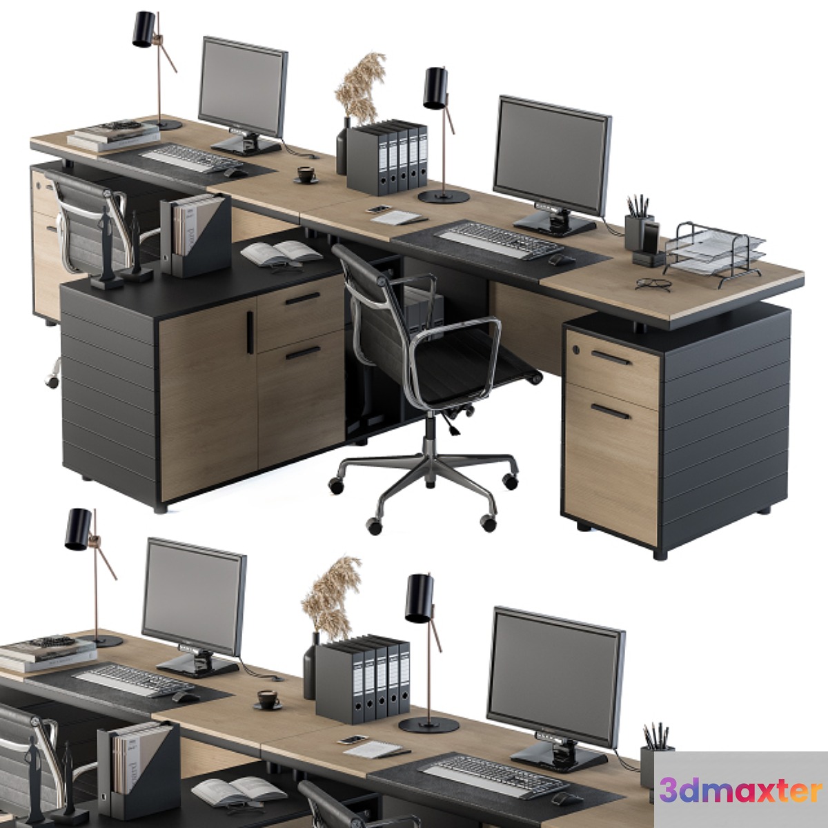 Office Furniture - employee Set 10 - No.2