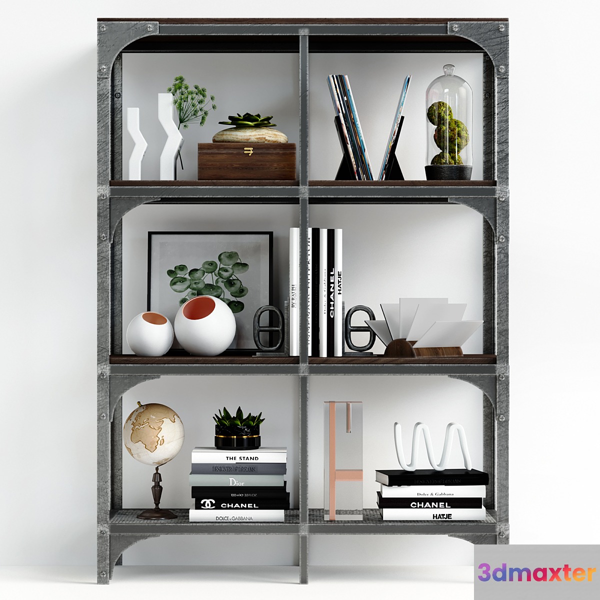 Ikea shelf FJELLBO 3D Max