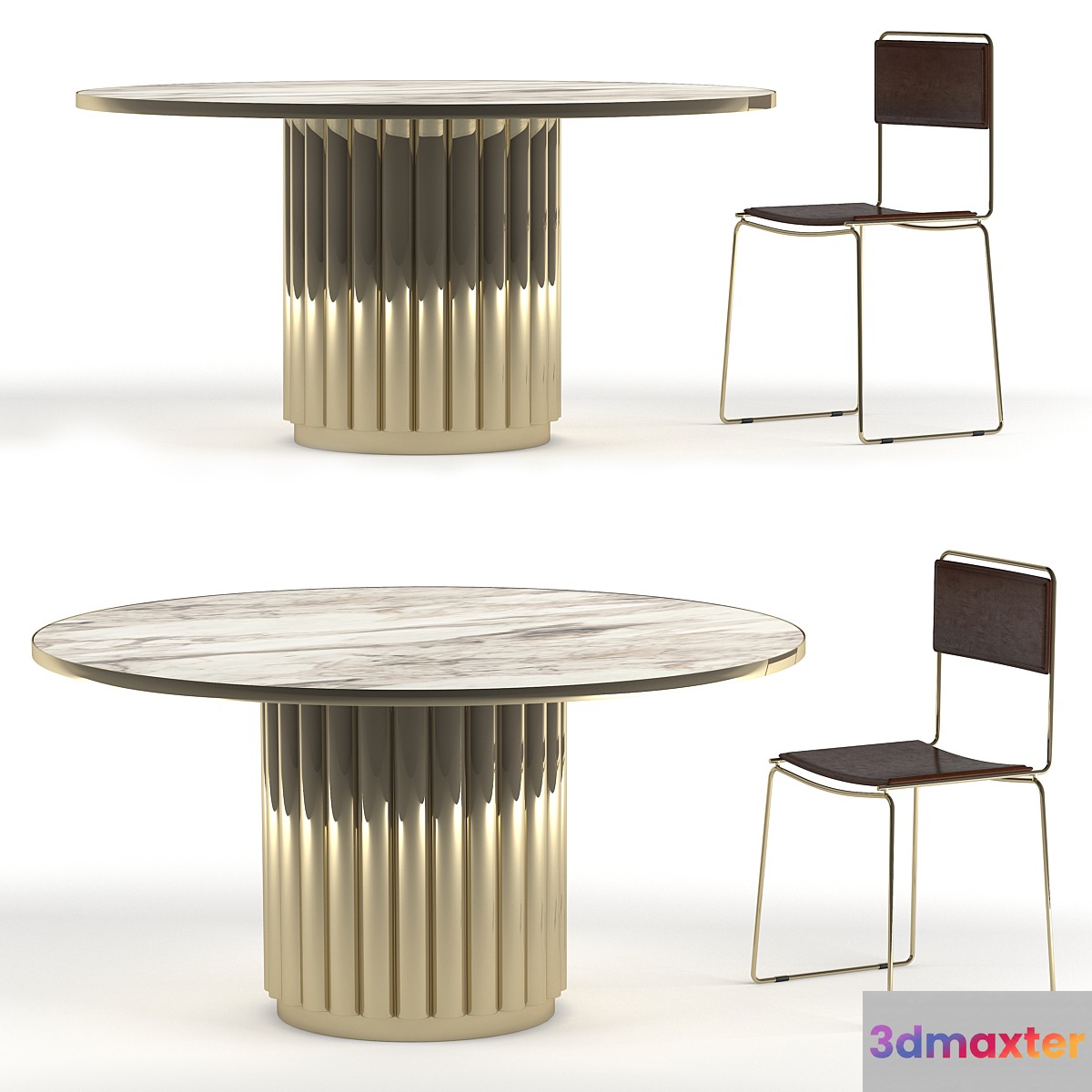 Cyber Dining Table and Chair
