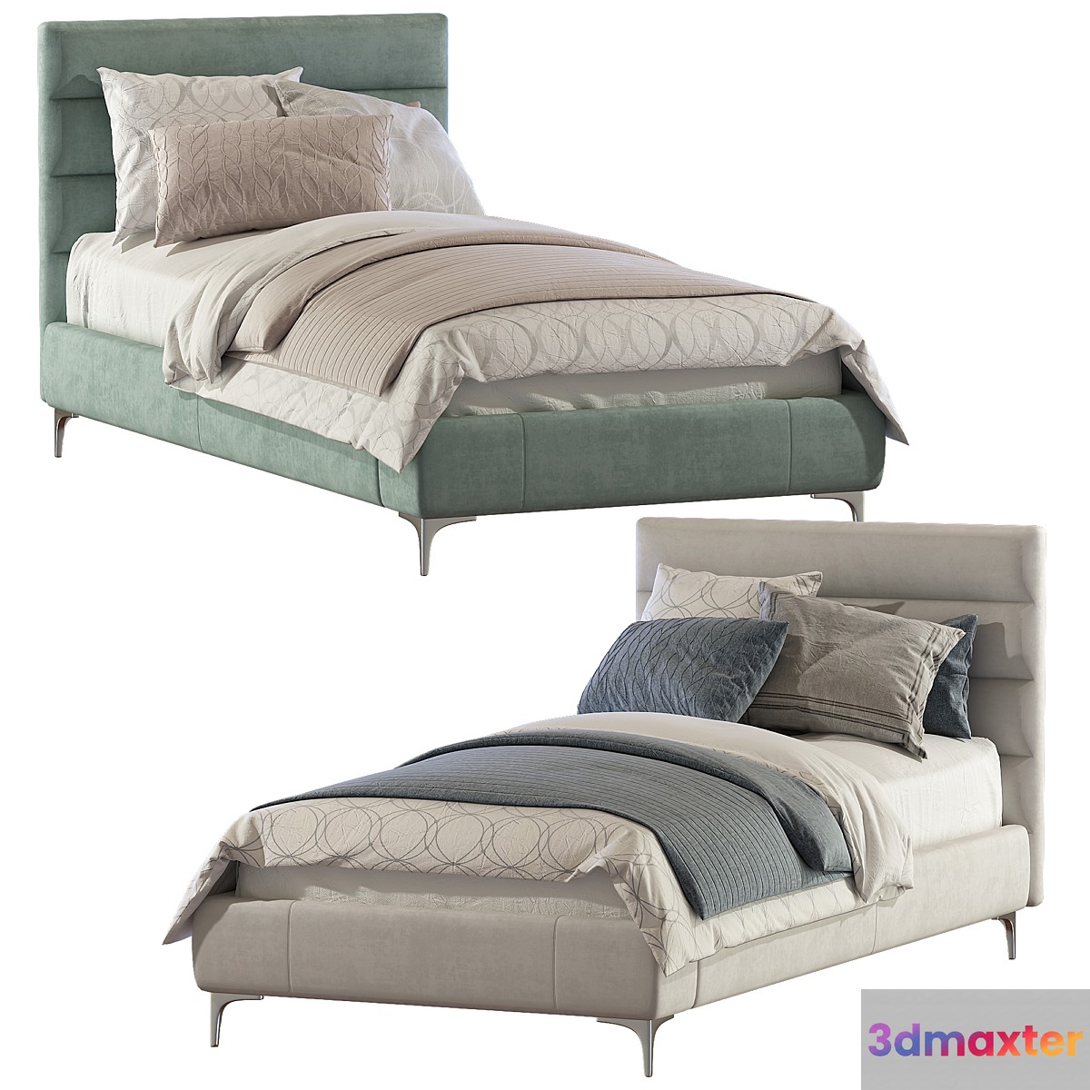 Bed Pfeiffer Upholstered Bed 2