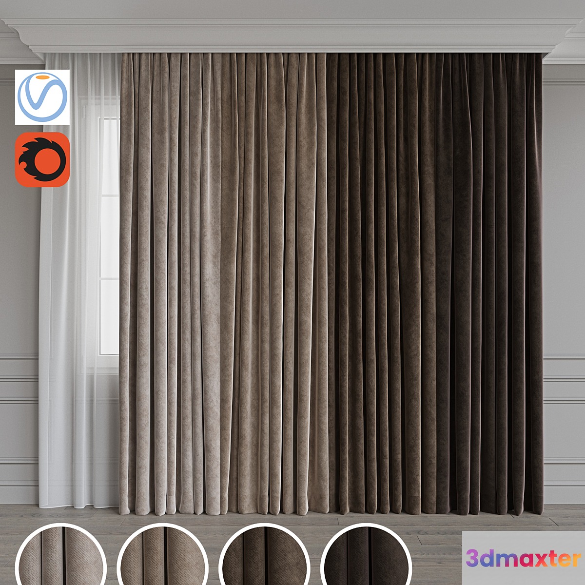 Set of curtains 66 - No.3