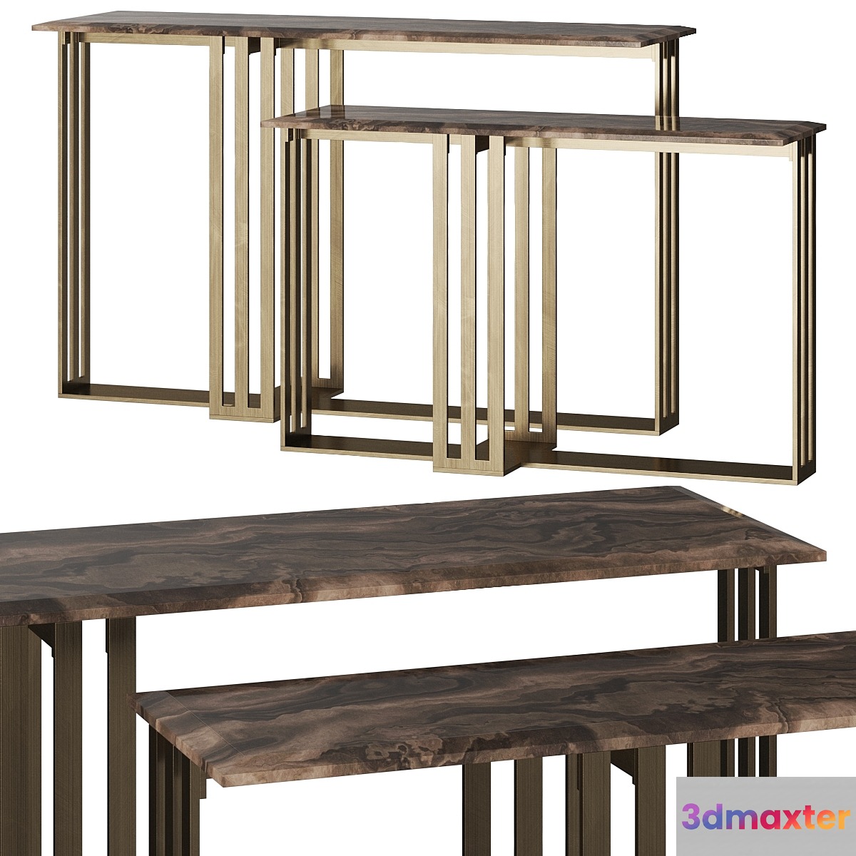 Etro Home Interiors Klee Console Tables 3D Max