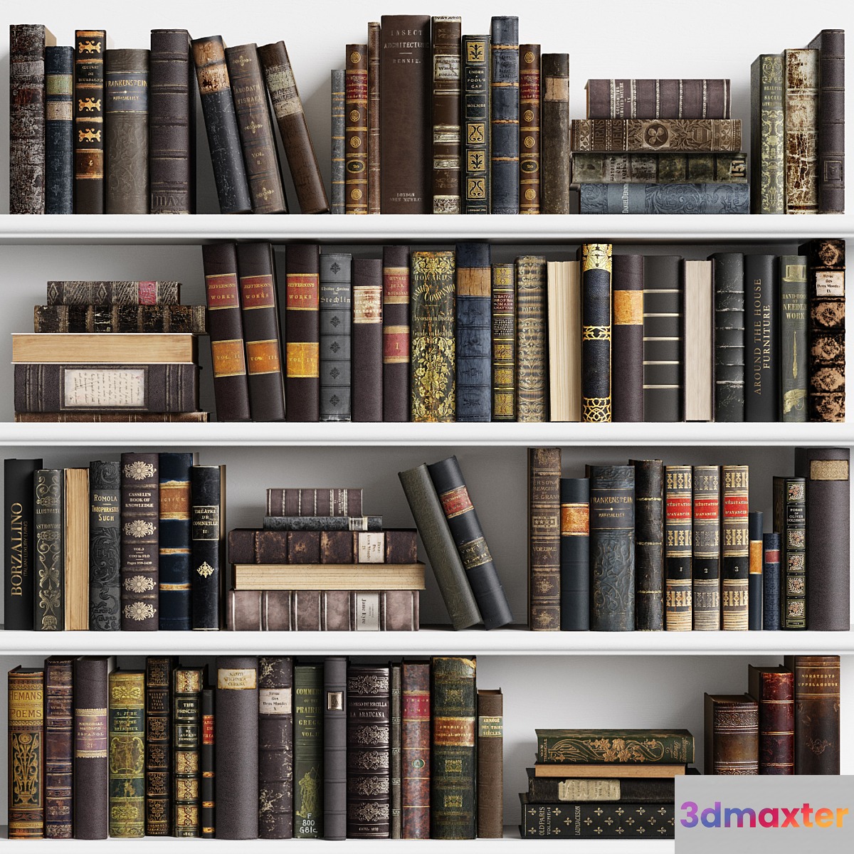 Classic Books 12 3D Max
