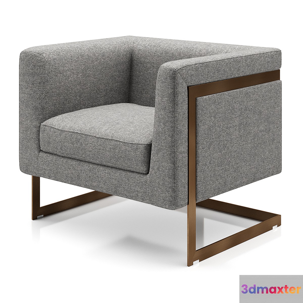 Westminster Gray Chair 3D Max