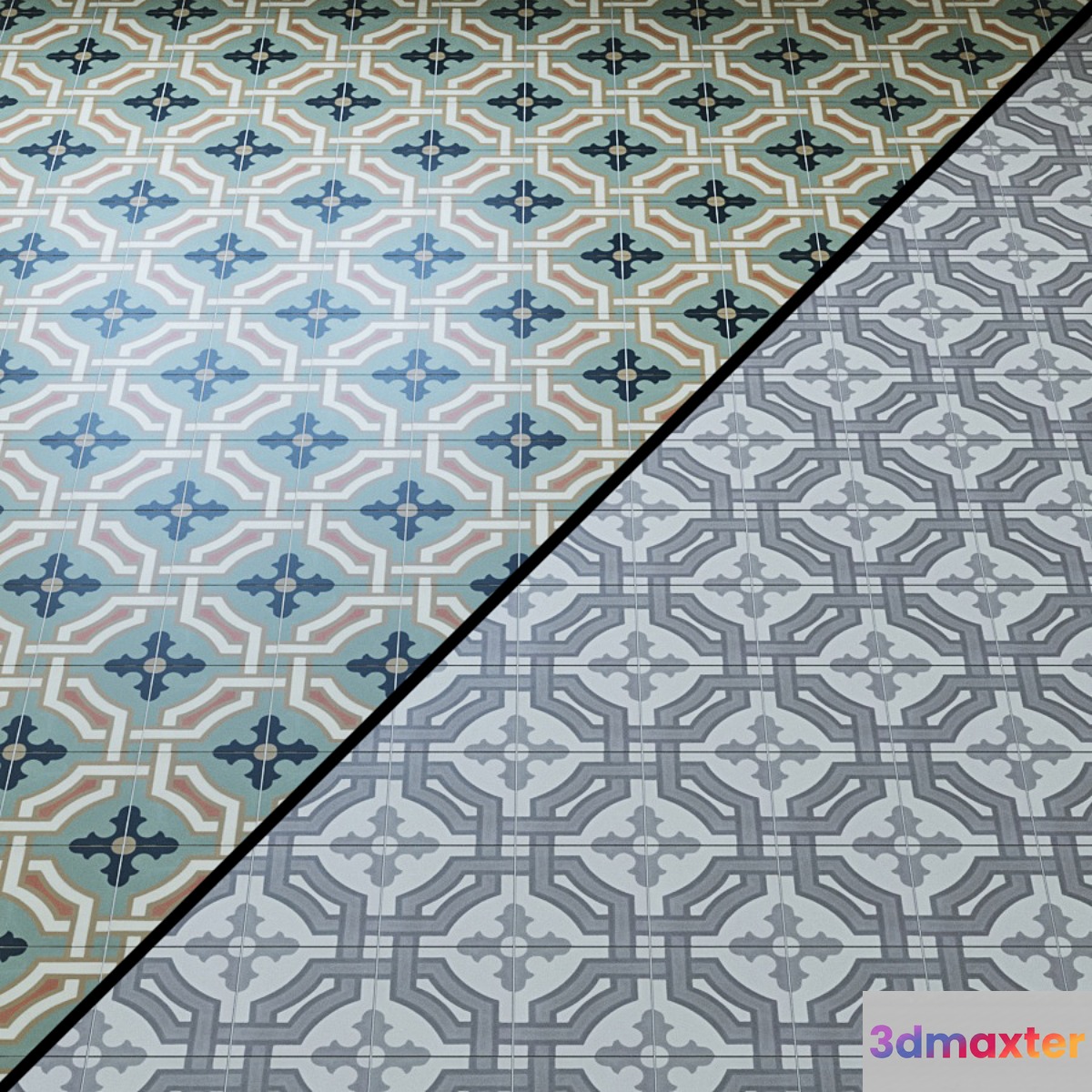 Monaco tile Oxford 3D Max