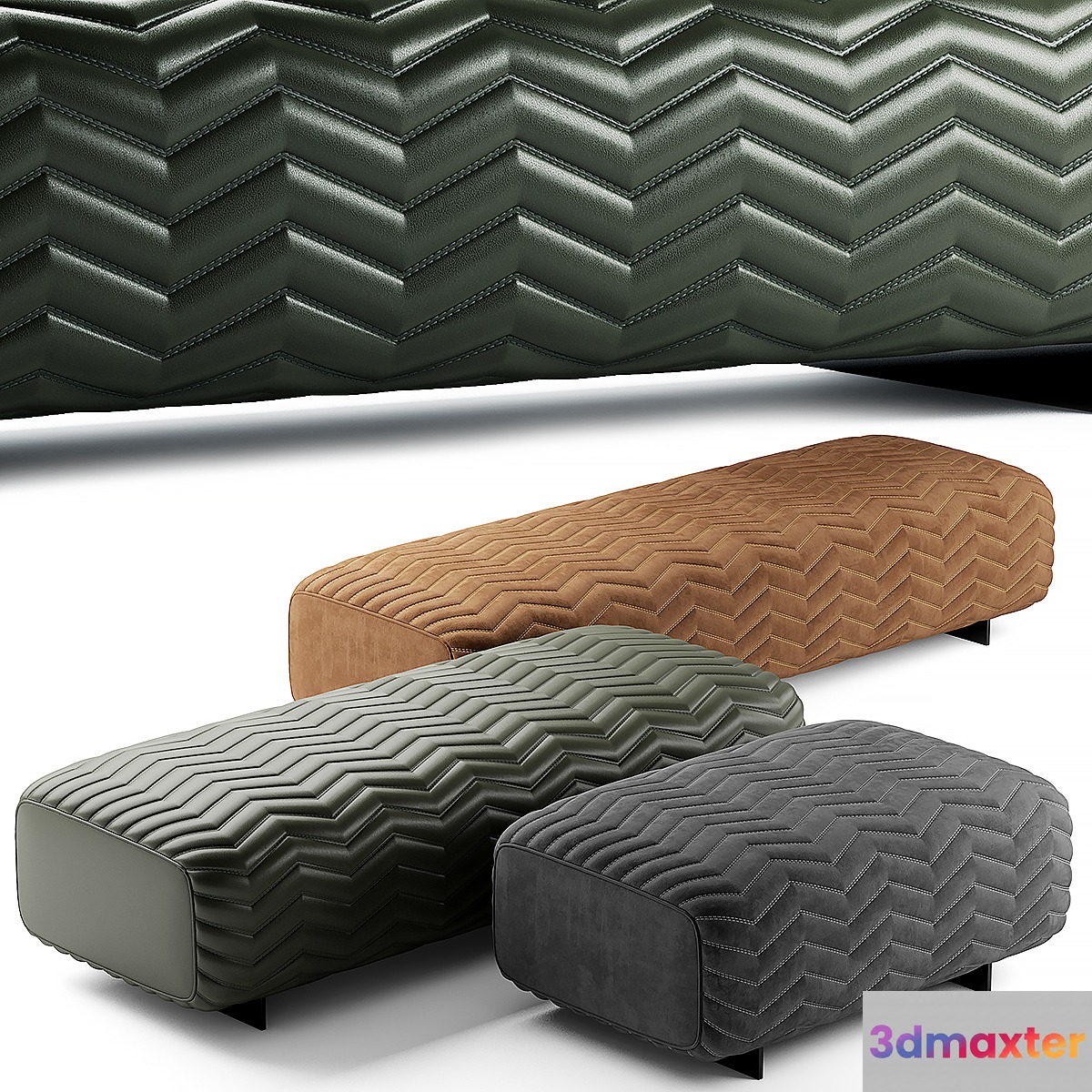 minotti quincy pouf - No.2