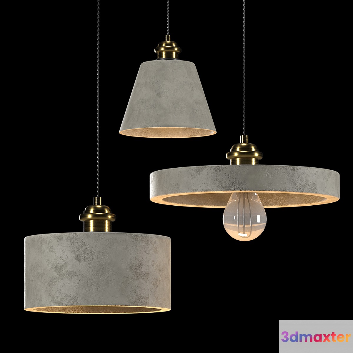 Concrete lamps