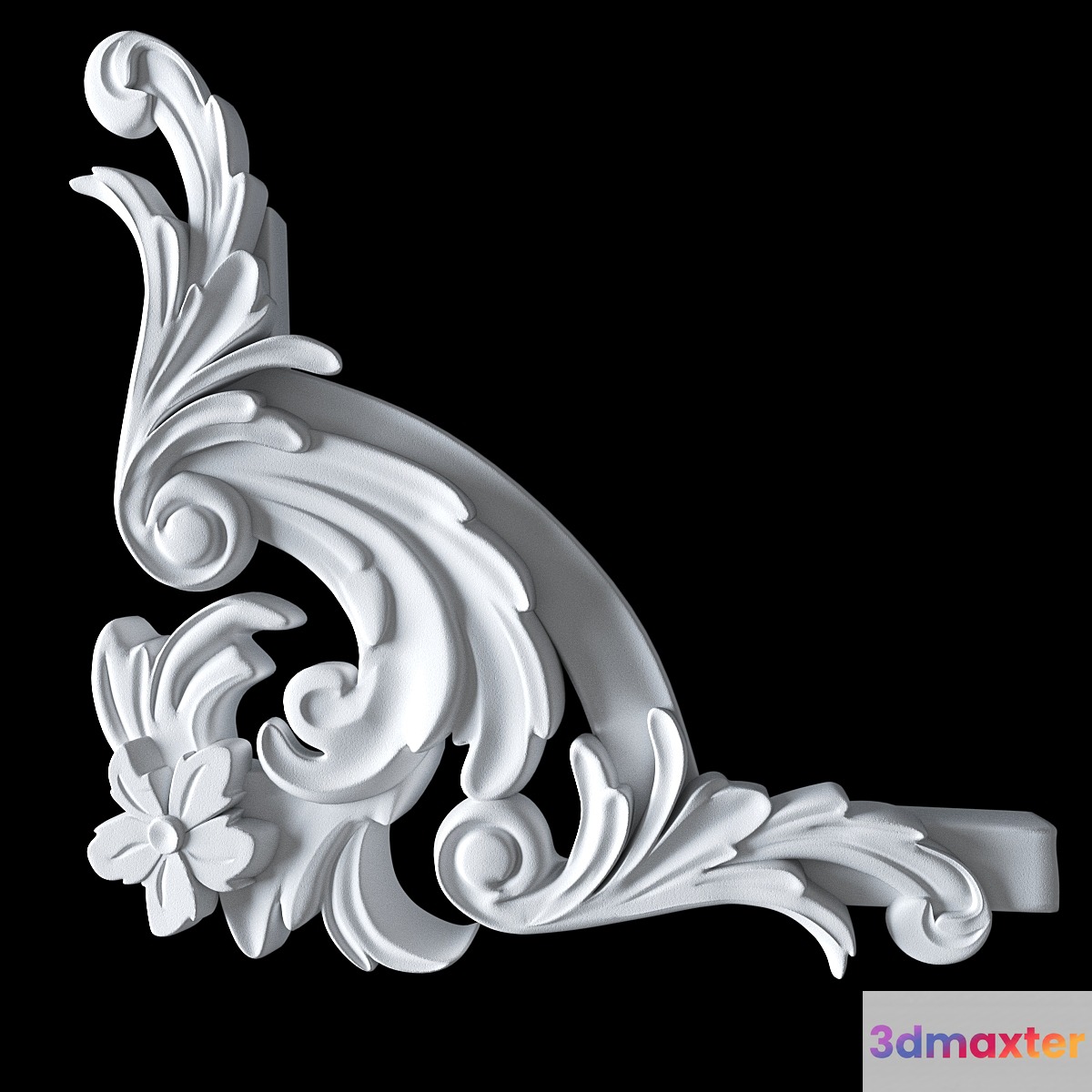 Stucco corner 3D Max