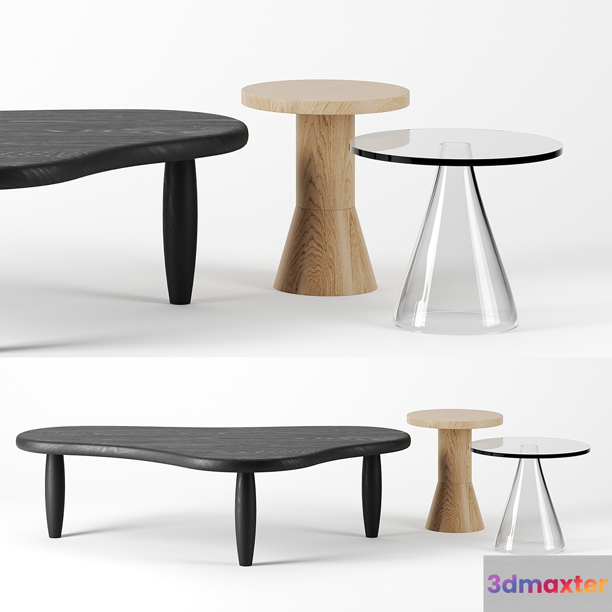 Coffee tables set by Massproductions